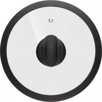 Крышка стеклянная RONDELL WELLER с силиконовым ободом 26 см RDA-1498